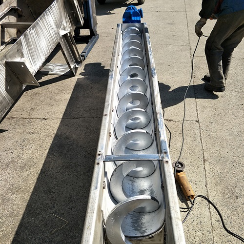 無軸螺旋輸送機螺旋葉片蛟龍片制作說明