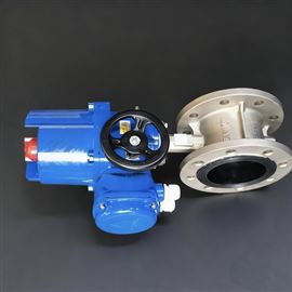 法兰连接一体式电动软密封蝶阀D941X-10