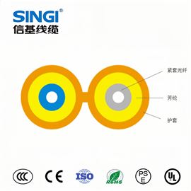 GJFJV-2F双芯8字型室内光缆