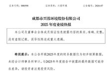 興蓉環(huán)境：2025年實(shí)現(xiàn)凈利潤(rùn)20.04億元，同比增長(zhǎng)0.41%