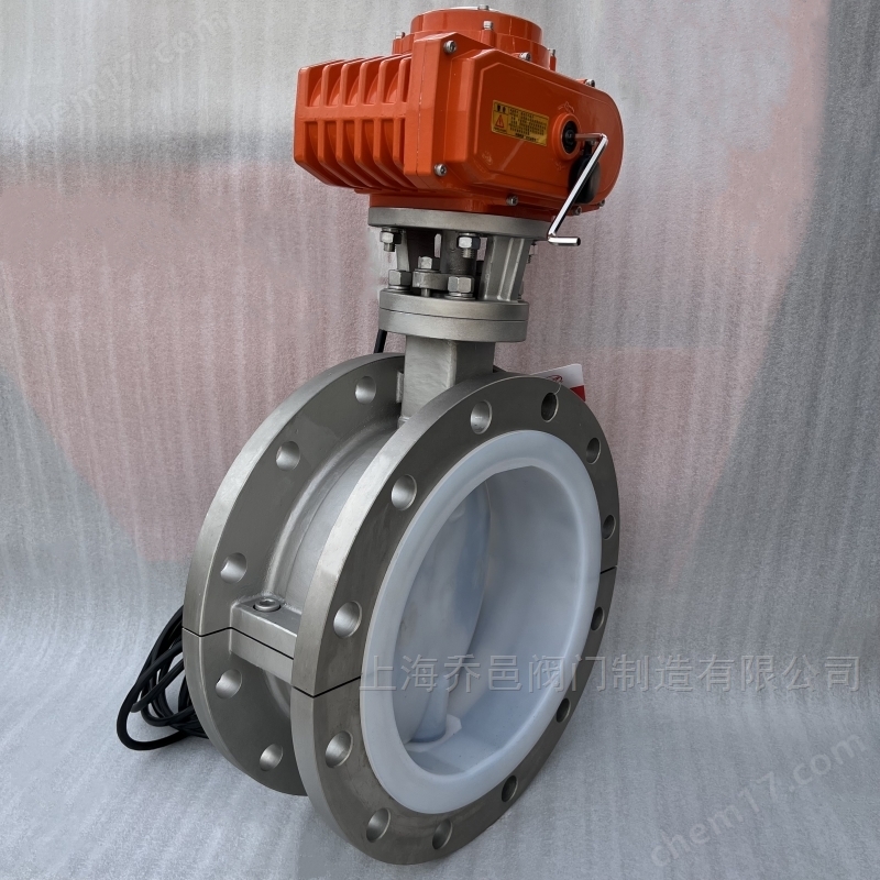 电动不锈钢衬氟蝶阀 智能一体化电动不锈钢衬氟蝶阀