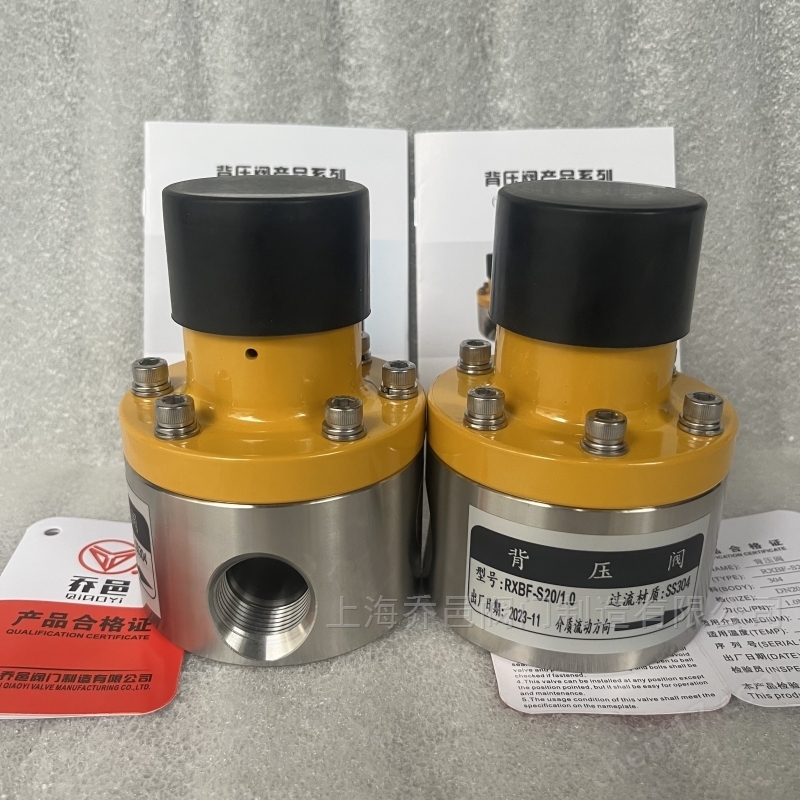 RXBF-S20/1.0背压阀 RXBF-A15/1.0-F背压阀