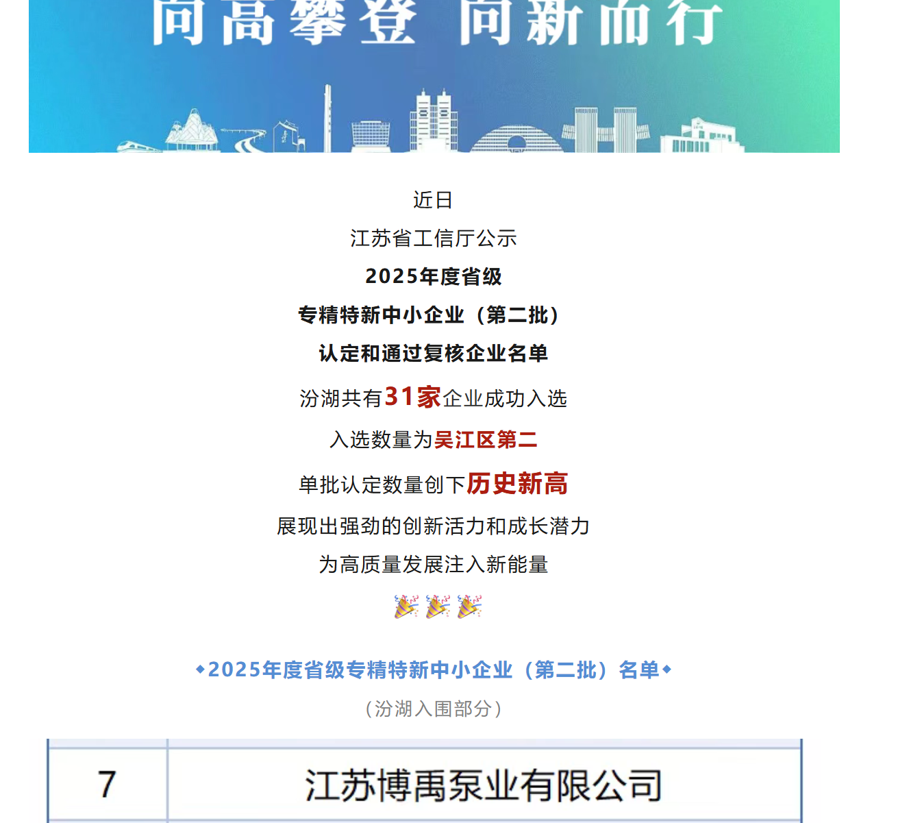 江蘇博禹泵業獲評省級專精特新中小企業 以創新技術驅動防汛裝備智造升級
