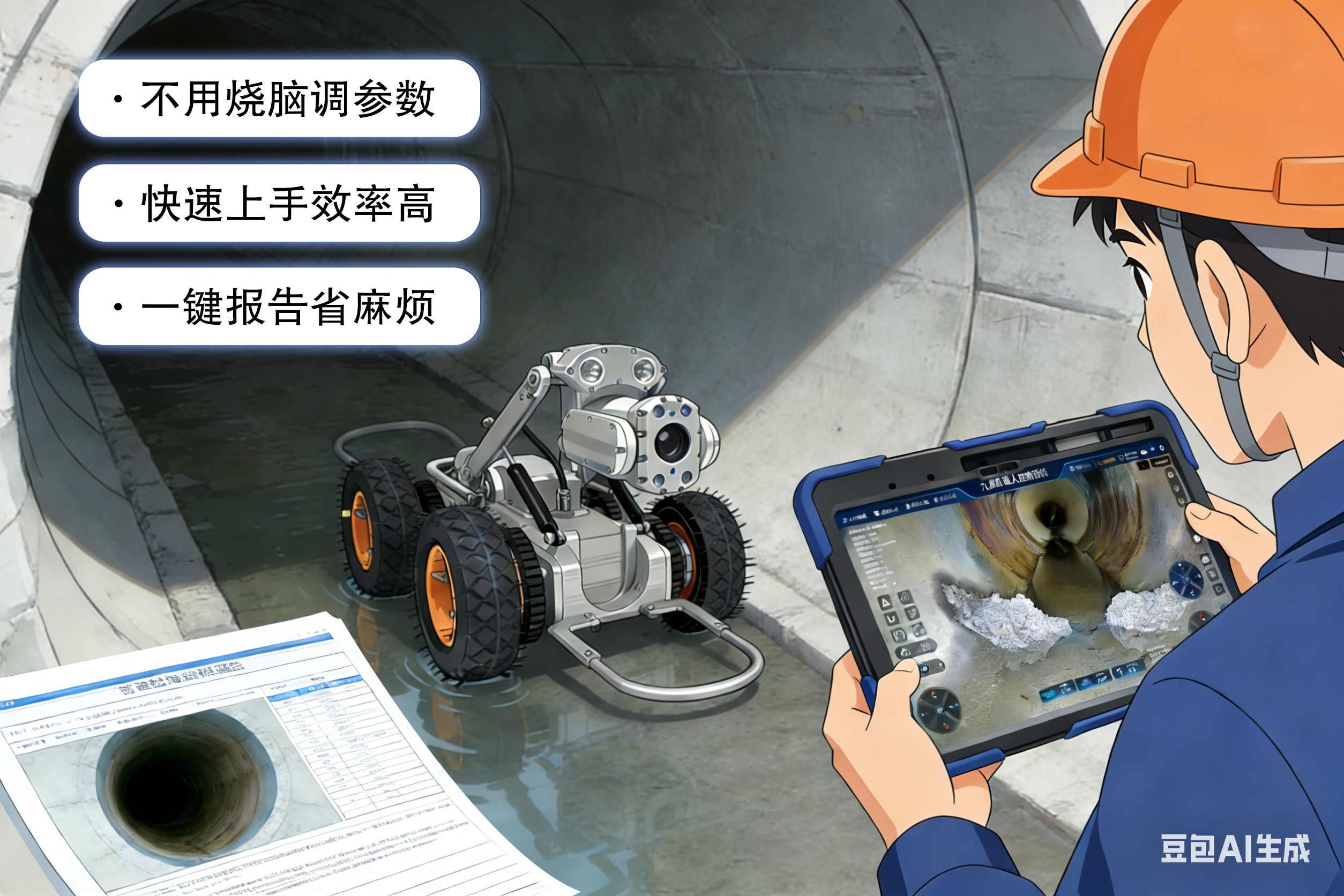 管道机器人的操作难度大吗？新手经培训后能快速上手吗？