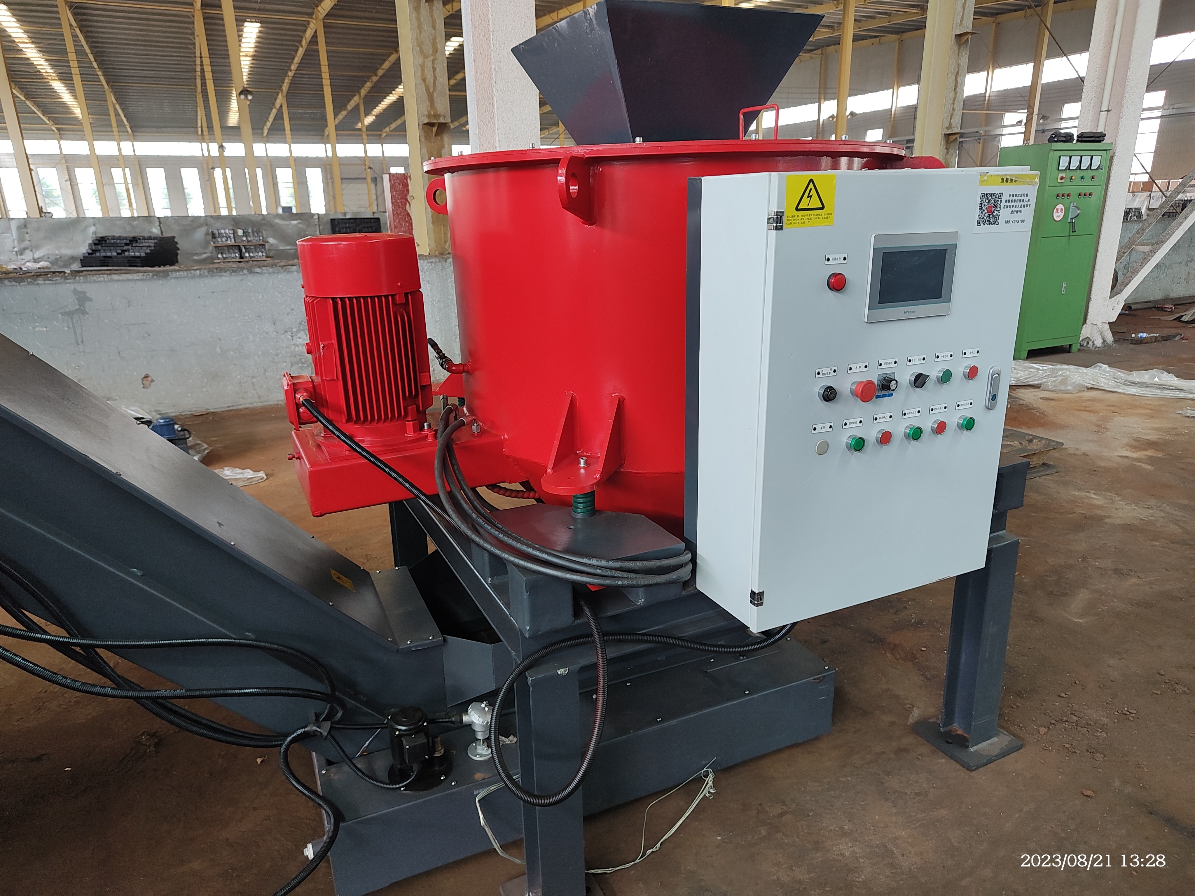 某高温合金材料有限公司定制恩派特全自动脱油机客户案例