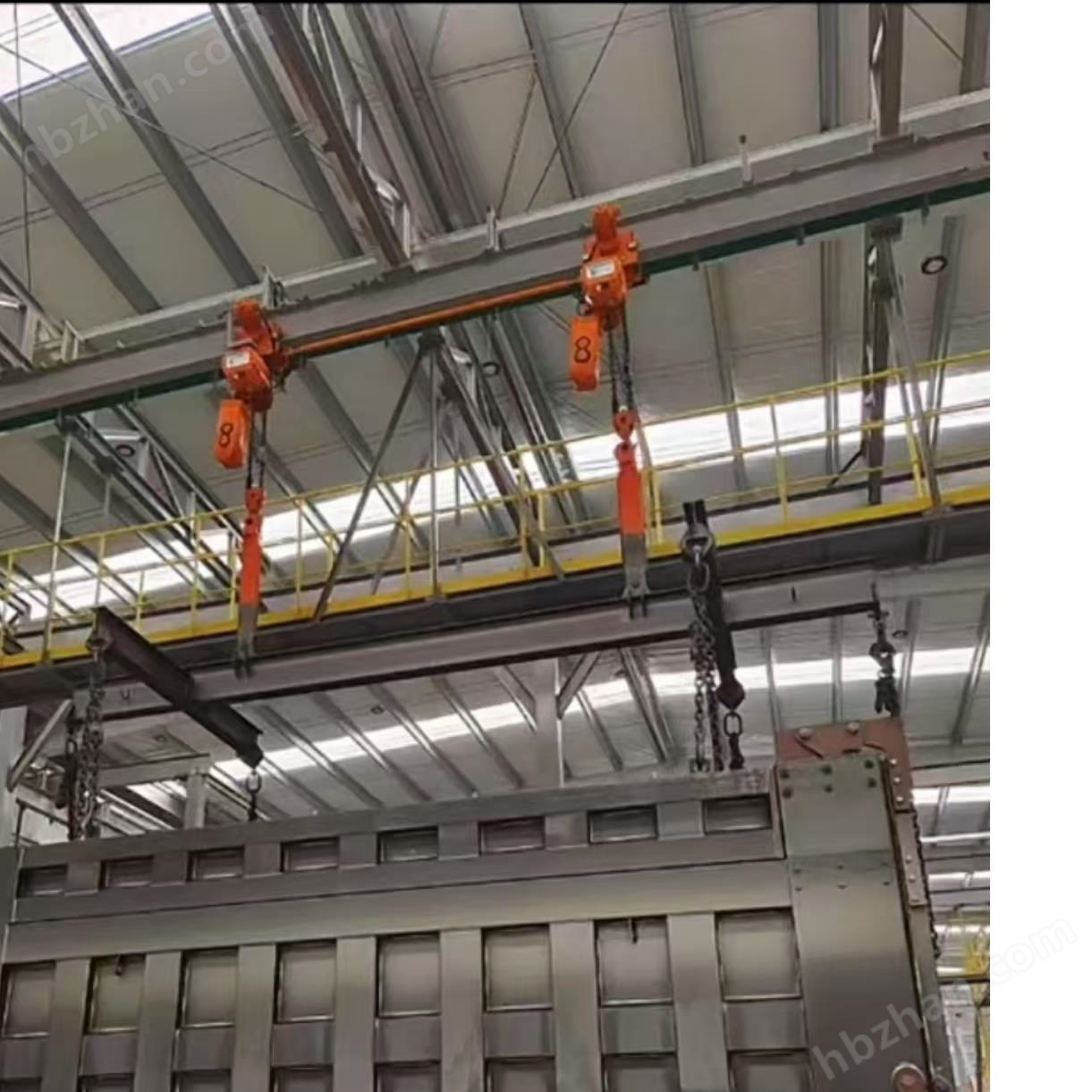 大型车厢静电喷涂生产线电动葫芦悬挂输送